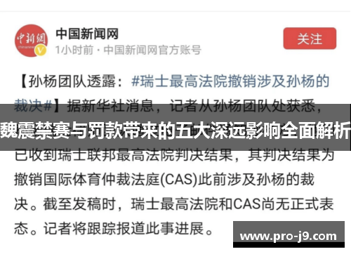 魏震禁赛与罚款带来的五大深远影响全面解析